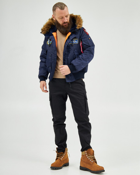 Аляска N-2B синя з нашивками 299 БрТА