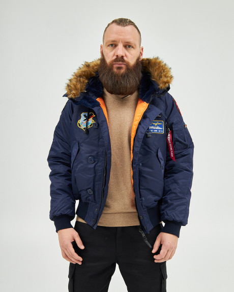 Аляска N-2B синя з нашивками 299 БрТА