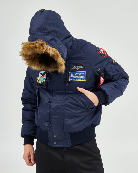 Аляска N-2B синя з нашивками 299 БрТА