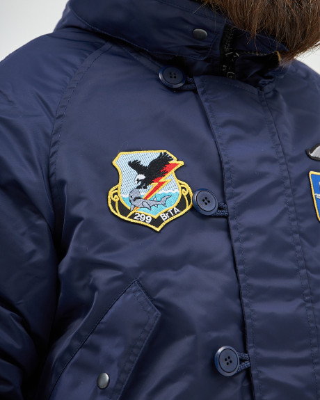 Аляска N-2B синя з нашивками 299 БрТА