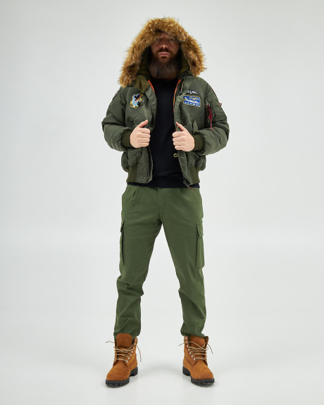 Аляска N-2B хакі з нашивками 299 БрТА
