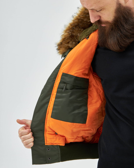 Аляска N-2B хакі з нашивками 299 БрТА