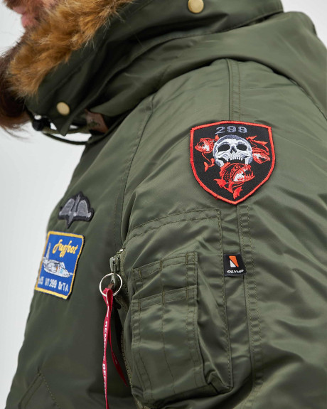 Аляска N-2B хакі з нашивками 299 БрТА