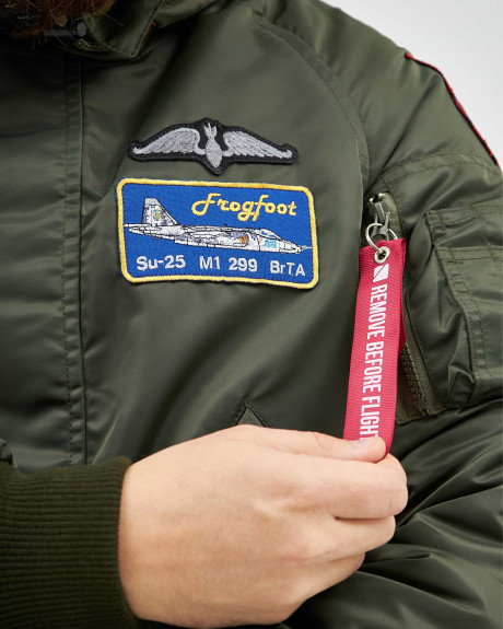 Аляска N-2B хакі з нашивками 299 БрТА