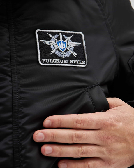 Аляска N-3B чорна з нашивками 114 БрТА Аляска N-3B чорна з нашивками 114 БрТА