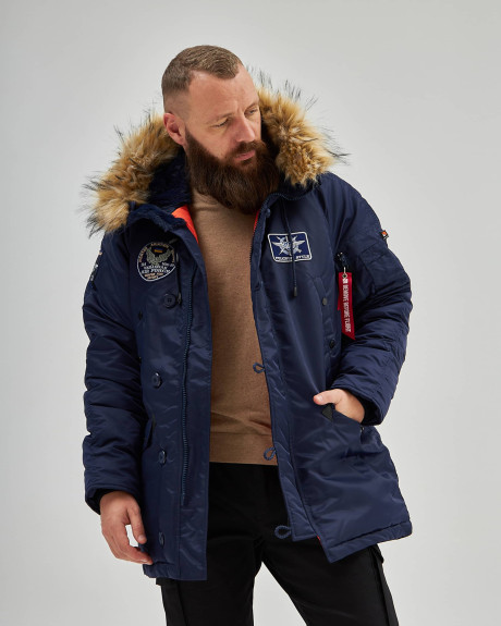 Аляска N-3B синя з нашивками 114 БрТА