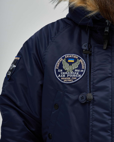 Аляска N-3B синя з нашивками 114 БрТА Аляска N-3B синя з нашивками 114 БрТА