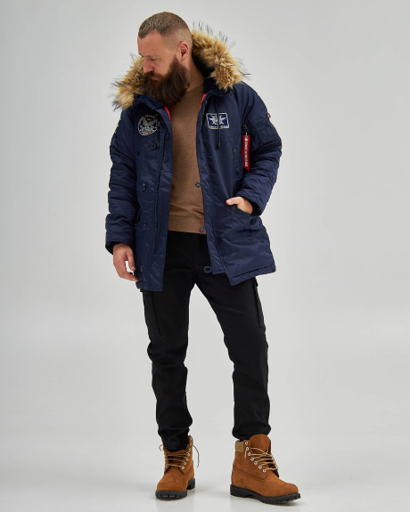 Аляска N-3B синя з нашивками 114 БрТА