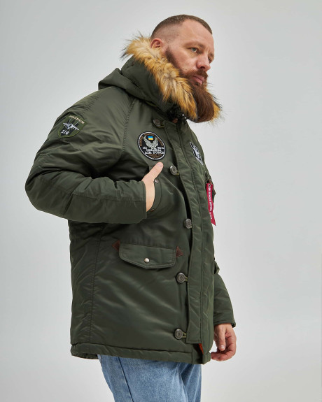 Аляска N-3B хакі з нашивками 114 БрТА Аляска N-3B хакі з нашивками 114 БрТА