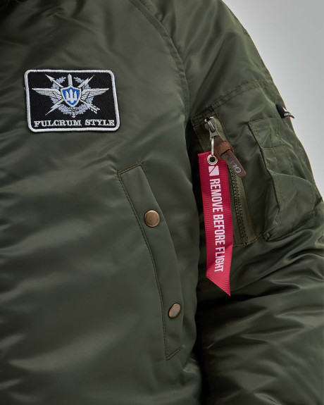 Аляска N-3B хакі з нашивками 114 БрТА Аляска N-3B хакі з нашивками 114 БрТА