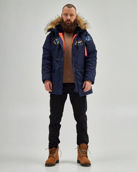 Аляска N-3B синя з нашивками 831 БрТА