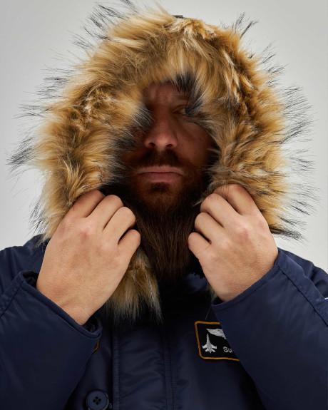 Аляска N-3B синя з нашивками 831 БрТА