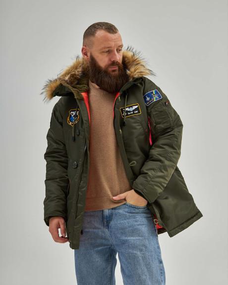 Аляска N-3B хакі з нашивками 831 БрТА