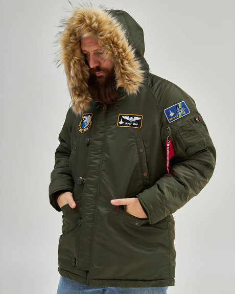 Аляска N-3B хакі з нашивками 831 БрТА