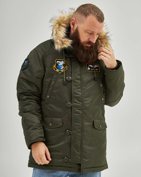 Аляска N-3B хакі з нашивками 831 БрТА