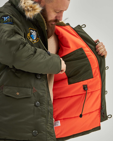 Аляска N-3B хакі з нашивками 831 БрТА