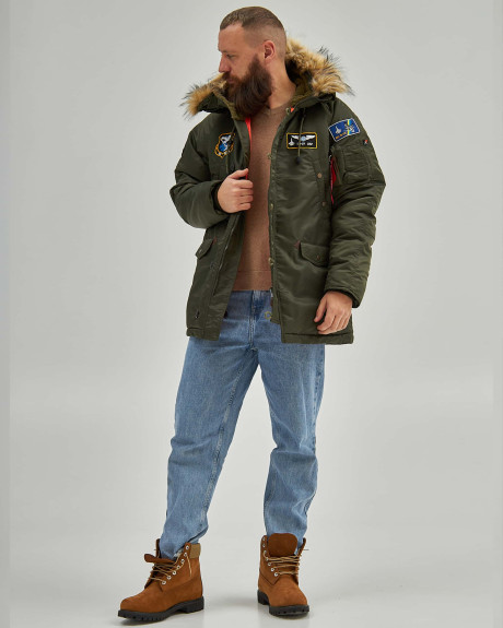 Аляска N-3B хакі з нашивками 831 БрТА