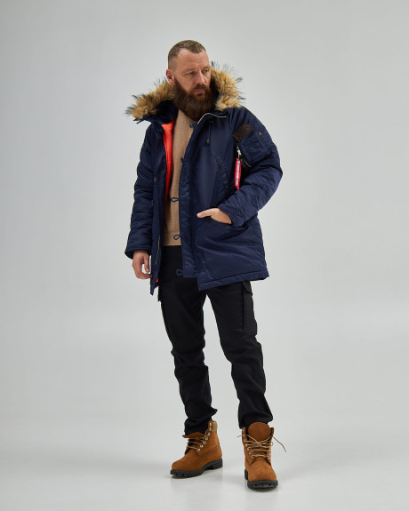 Аляска N-3B Old School синя