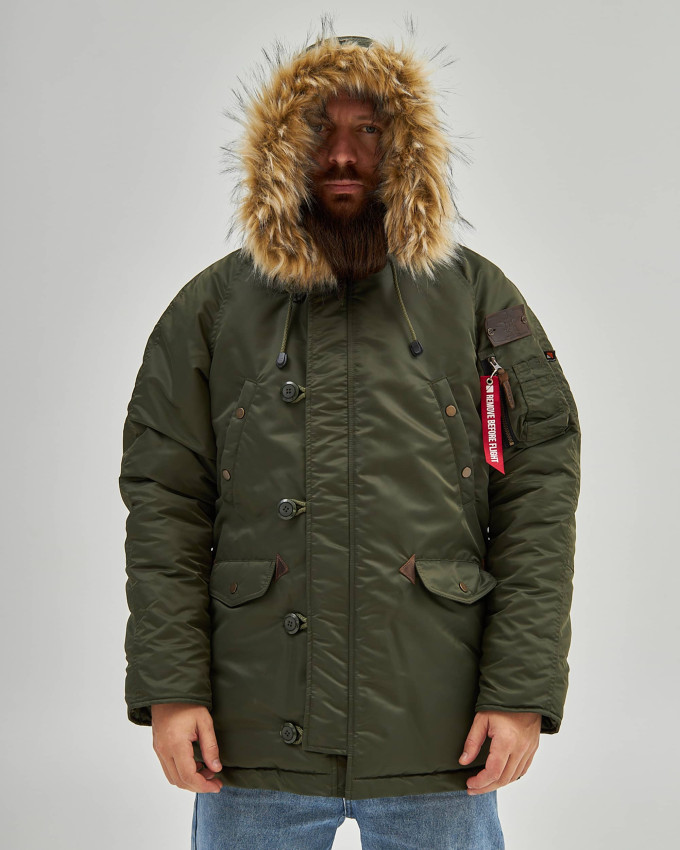 Аляска N-3B Old School хакі