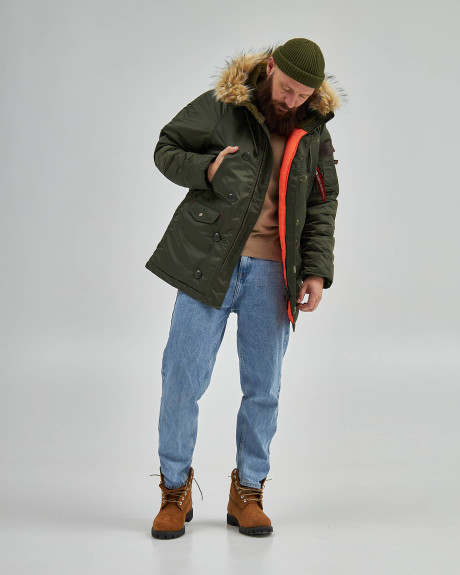 Аляска N-3B Old School хакі