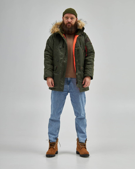 Аляска N-3B Old School хакі