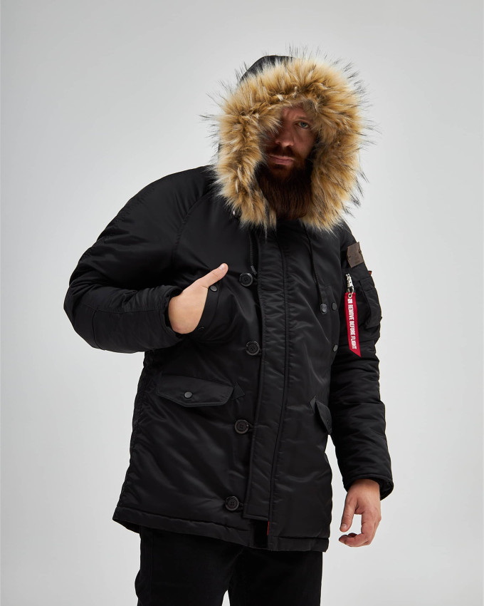 Аляска N-3B Old School чорна