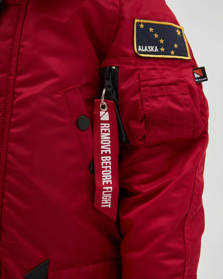 Дівоча аляска N-3B червона