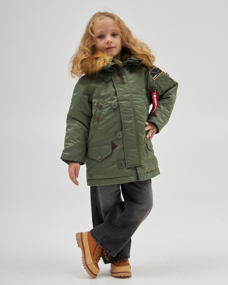 Дівоча аляска N-3B хакі