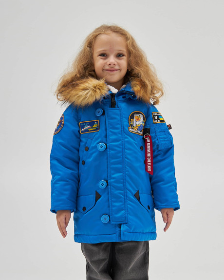 Аляска N-3B дівоча з нашивками електрик