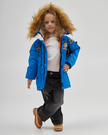 Аляска N-3B дівоча з нашивками електрик