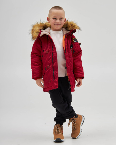 Аляска N-3B хлопчача червона