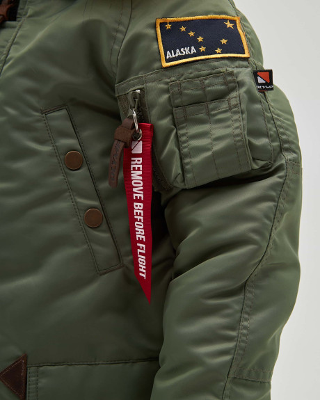 Аляска N-3B хлопчача хакі