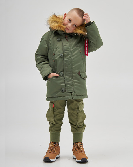 Аляска N-3B хлопчача хакі