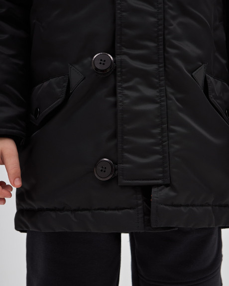 Аляска N-3B хлопчача з нашивками чорна