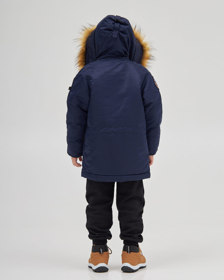 Аляска N-3B хлопчача з нашивками синя