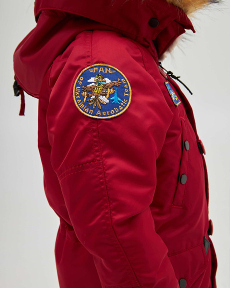 Аляска N-3B хлопчача з нашивками червона Аляска N-3B хлопчача з нашивками червона