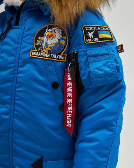 Аляска N-3B хлопчача з нашивками електрик