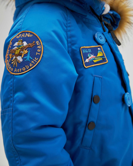 Аляска N-3B хлопчача з нашивками електрик