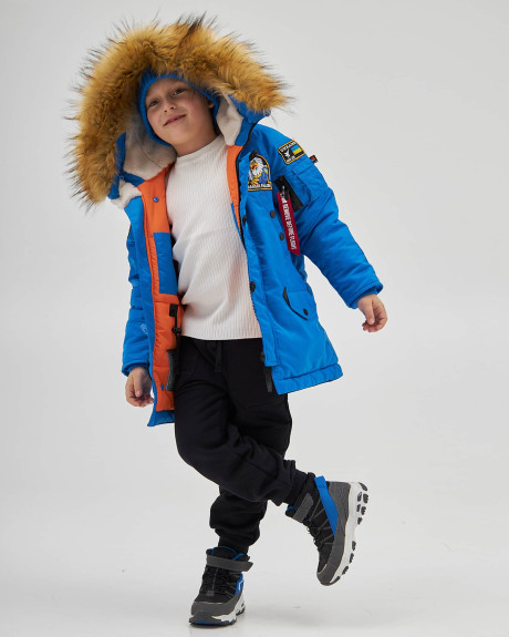 Аляска N-3B хлопчача з нашивками електрик