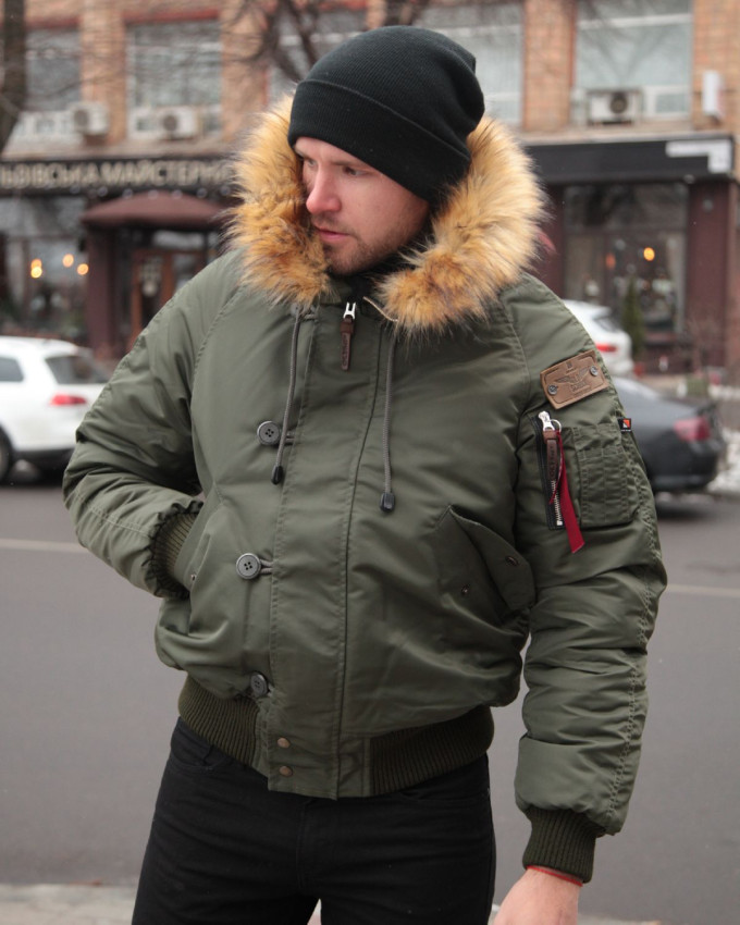 Аляска N-2B Old School хакі