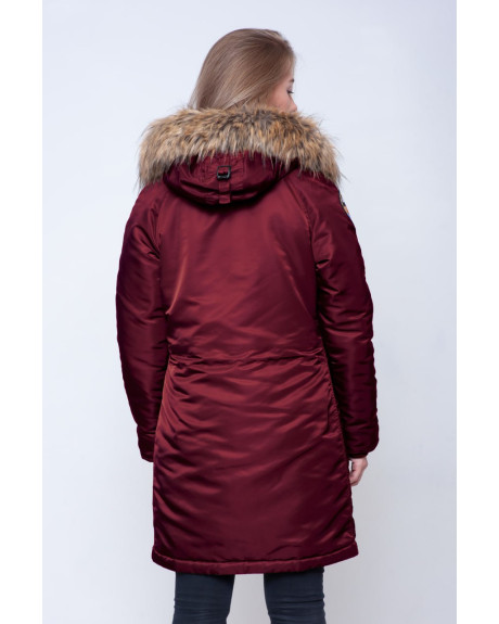 Жіноча аляска N-3B бордова
