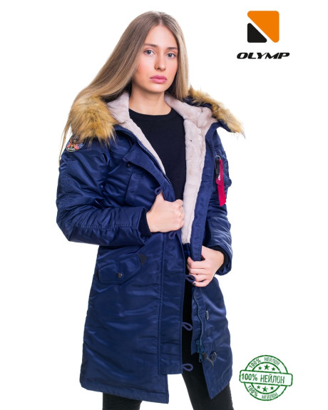 Жіноча аляска N-3B синя