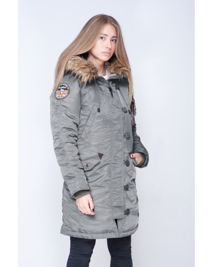Жіноча аляска N-3B сіра
