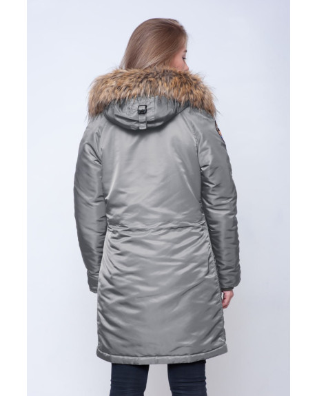 Жіноча аляска N-3B сіра