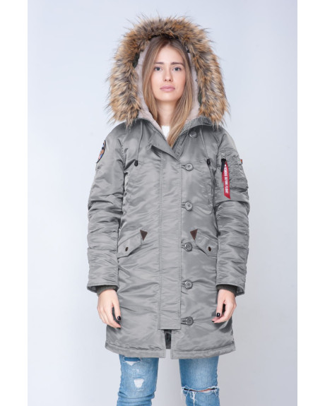 Жіноча аляска N-3B сіра