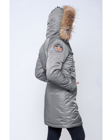 Жіноча аляска N-3B сіра