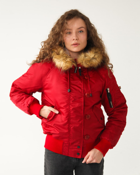 Жіноча аляска N-2B червона