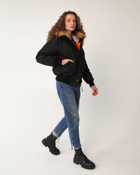 Жіноча аляска N-2B чорна