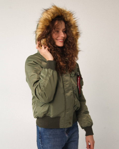 Жіноча аляска N-2B хакі