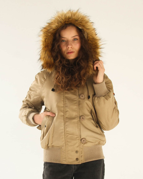 Жіноча аляска N-2B пісок